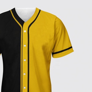 Maillot de baseball vierge personnalisable par sublimation, respirant, antibactérien, séchage rapide, grandes tailles, broderie sur mesure, conception gratuite, vente en gros - Product Image 3