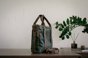 Vintage Leather <b>Men</b> Laptop <b>Bag</b> OEM Factory Direct Wholesale Briefcase Business Travel Messenger Shoulder Tote LPG-0334 - Product Image 5