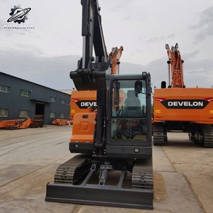 Excavadora Mini Crawler Develon DX60 Usada, 6 Toneladas, Cucharón de 0.2m³, Marca Coreana Original, Excavadora de Construcción de Tamaño Pequeño, Pocas Horas de Uso - Product Image 6