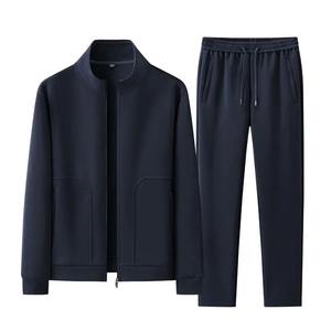 Ensemble de survêtement d'hiver pour homme, sweat-shirt à capuche et pantalon de jogging décontracté, vêtements de sport 2 pièces, 100% coton molletonné, streetwear - Product Image 4