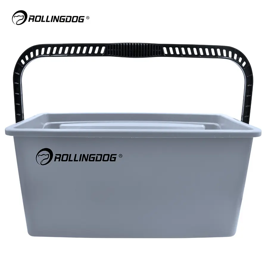 ROLLINGDOG 20101 Large House Wall Painting 18" Durable Plastic Painting Roller Paint Roller Tray Bucket
