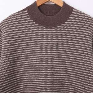 2025สเวตเตอร์แฟชั่นลำลองสำหรับผู้ชาย, เสื้อสเวตเตอร์คอกลมแขนยาวเสื้อบุขนสัตว์100% ให้ความอบอุ่นแบบบางสำหรับฤดูหนาว - Product Image 3