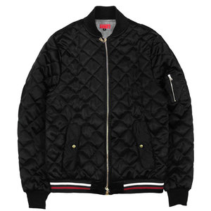 Blouson bombardier de style sportif veste de course à manches longues avec fermeture éclair brodée veste de course pour hommes et femmes vestes pour hommes - Product Image 1