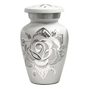 Urnas de Metal de estilo europeo más vendidas, suministros funerarios hechos a mano con fichas de latón, urnas de ceniza de nuevo diseño - Product Image 1