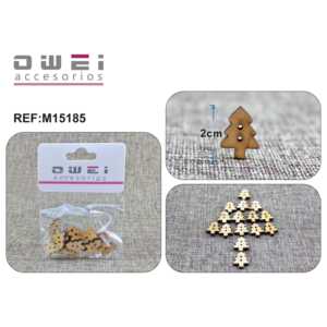 Catégorie de produit Boutons en bois 12u/c - Product Image 1