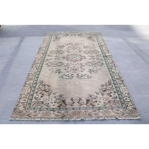 Tapis de 5,3 x 9,6 pieds, tapis turc vintage, tapis oriental brun - Product Image 1