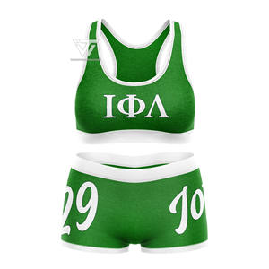 Ropa personalizada Iota Phi Lambda Sorority, conjunto de gimnasio estampado de 2 piezas, conjunto de Fitness, conjuntos de Yoga, parafernalia griega - Product Image 1
