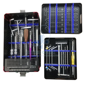 Juego de Instrumentos Ortopédicos DHS DCS ORTHO GENIX OG-DHS-10, Herramientas Quirúrgicas Manuales de Acero Inoxidable, Certificación CE Clase I, Uso Hospitalario - Product Image 2