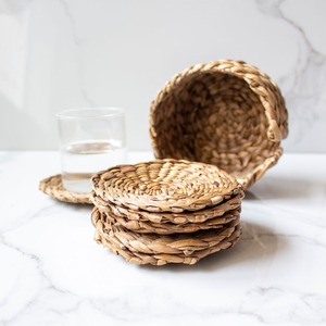 Posavasos de jacinto de agua, mejor precio al por mayor, posavasos ecológicos para bebidas hechos en Vietnam - Product Image 6