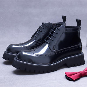 Botas de Vestir de Cuero Cómodas para Hombre y Zapatos Oxford Transpirables para Negocios, Calzado Formal y Ligero para Bodas y Oficina - Product Image 4