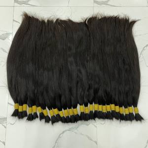 High Quality Natural Straight Single Donor Cuticle Aligned No Chemical Free Tangling Virgin Brazilian Human Hair Extention - Product Image 6