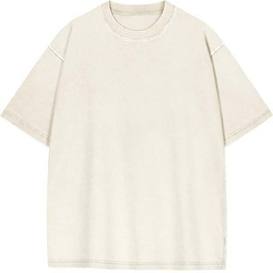 T-shirt Homme Oversize 180 GSM de Haute Qualité, Délavé à l'Acide, Col Rond, Manches Courtes, Style Hip Hop, Grande Taille 2026 - Product Image 6