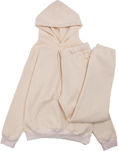 Ensemble de survêtement pour homme, tissu technique en polaire, fermeture éclair, capuche, deux pièces, tenue de sport, entraînement - Product Image 1