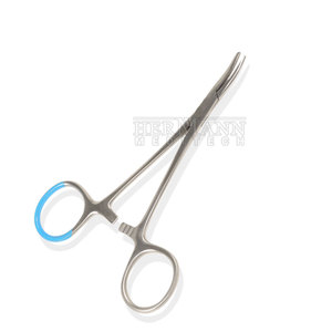 คีมผ่าตัดหยุดเลือดแบบใช้มือ ทนทาน ดีไซน์แบบตรงและโค้ง พร้อมระบบล็อค ผลิตจากสแตนเลส HERMANN MEDITECH HM-HF-4004 มาตรฐาน ISO13485 - Product Image 6