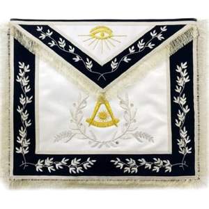 Mandil Masónico de Cuero, Mandil Bordado con Insignia de Maestro Masón, Calidad de Exportación, Fabricante 2025 - Product Image 1