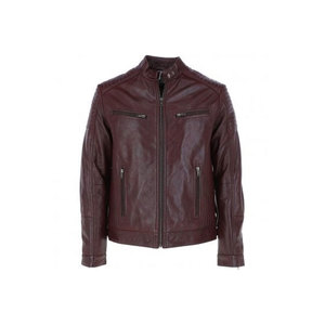 Veste en cuir de haute qualité pour hommes, Design à la mode, veste en cuir de moto pour hommes - Product Image 6