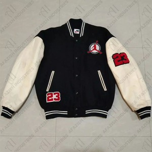 Chaquetas universitarias de diseño personalizado de alta calidad al por mayor mangas de cuero chaquetas universitarias más chaqueta de hombre - Product Image 1