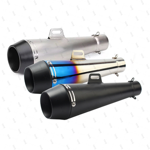51MM universel moto réaménagé silencieux d'échappement sans lacet pour Z400 R3 ZX6R <span class=keywords><strong>636</strong></span> M4 moto course Performance échappement - Product Image 5