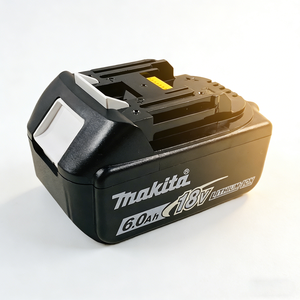 Аккумуляторная батарея Makita BL1860B 18V LXT 6.0Ah с высокой емкостью для электроинструментов, обеспечивающая длительную работу - Product Image 1