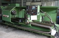 Máquina de torno con controlador FANUC CNC de cama inclinada usada