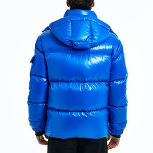 Veste matelassée à bulles brillante de meilleure qualité Veste à capuche d'hiver imperméable personnalisée - Product Image 2