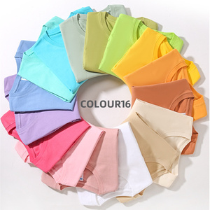 Fabricante de alta calidad Cuello redondo Manga corta 200g Camiseta unisex Logotipo personalizado Camiseta lisa en blanco para hombres Envío DDP - Product Image 2