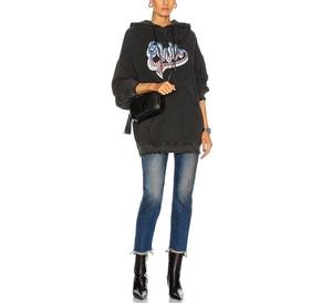 2025 nouveauté à la mode couleur unie lavage à l'acide à capuche femmes coupe confortable Style décontracté grande taille bas quantité minimale de commande usine privée - Product Image 4