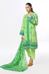 Robe pour dames Ethnic Friendly Women's Solid Pattern Lawn Dress Wholesale Low quantité minimale de commande OEM Services Hot Selling Lavable at Cheap Price - Product Image 5