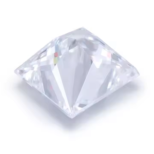 IGI certificado elegante princesa corte laboratorio cultivado diamante lujo anillo y pendiente colgante ético VVS1 claridad F Color diamantes sueltos - Product Image 6