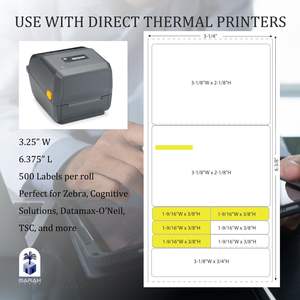 Etiquetas para Recetas Médicas de 3 1/4" X 6 3/8", Grado Farmacéutico, Resistentes al Agua, a los Arañazos y a los Rayos UV, Adhesivas, Proveedor OEM - Product Image 4