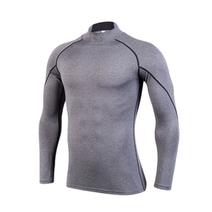 ชุดรัดรูปสำหรับผู้ชายดีไซน์แบบกำหนดเองชุดออกกำลังกายสีเทาวัสดุที่ดีที่สุดชุดออกกำลังกายธรรมดาสำหรับใส่ออกกำลังกายในฤดูใบไม้ร่วงโลโก้ฟิตเนส - Product Image 5