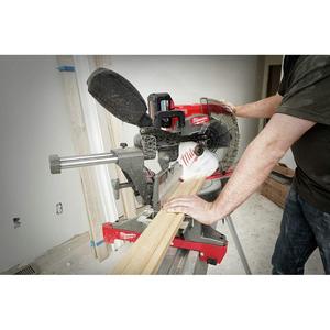 Scie à onglet coulissante à double biseau M18 Fuel 12, outil portable sans fil pour la découpe du bois, du métal et des carreaux, idéal pour le bricolage et l'industrie - Product Image 3