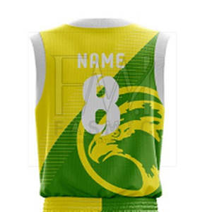 Ropa de entrenamiento de baloncesto transpirable de poliéster 100%, pantalones cortos estampados de buena calidad con conjuntos de uniformes de etiqueta privada - Product Image 4