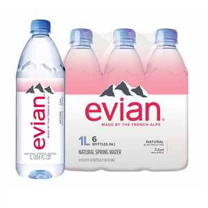 Evian 330 mL 12 Plastic Bottles - Naturally Refreshing Spring Water - Product Image 6