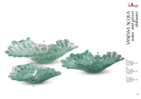 Décoration d'intérieur de luxe en verre Acqua Murano de Tammaro Home Vanessa, design artisanal italien haut de gamme