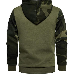 Sudadera con Capucha de Camuflaje, Estilo Urbano Táctico, 100% Algodón, Teñido Liso, Forro Polar Cálido para Invierno, Ropa Deportiva Resistente, Estilo Urbano, Prenda Elegante - Product Image 2