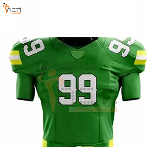 Uniformes de Fútbol Americano Personalizados para Hombre, Impresión Digital con Logotipo y Colores Personalizados, Alta Calidad, 100% Poliéster - Product Image 4