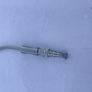 ท่อดูดเครื่องขัดฟันไทเทเนียมขนาด1.5มม. ทำมุมจมูกและลำคอท่อศัลยกรรมประสาทในการสั่งซื้อจำนวนมาก - Product Image 2