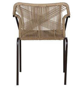 Juego de mesa y silla de metal de diseño moderno para el hogar, juego de muebles de jardín para interiores y exteriores, bar y restaurante de Hotel en la azotea abierta 2024 - Product Image 5