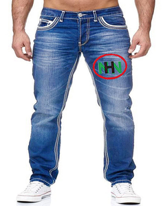 À la mode Spandex coton Jens pantalon pour hommes arrivée pantalon personnalisé Denim Jens pantalon en gros OEM service mode BD - Product Image 5