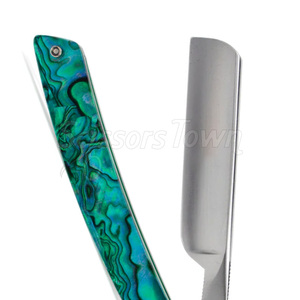 Rasoir droit de qualité supérieure avec poignée durable et logo personnalisé et lame de précision pour barbiers - Product Image 5