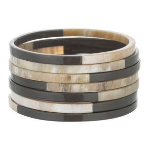 UTILISATEUR CORNE DE BUFFALO fait à la main de luxe en gros naturel buffle boeuf corne de vache bracelet bijoux de mode pour hommes et femmes - Product Image 1
