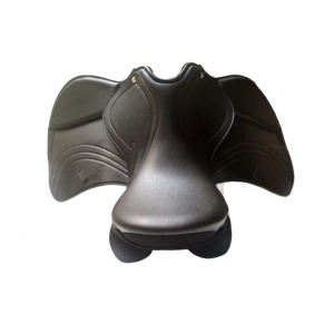 อานม้าสังเคราะห์คุณภาพสูงแบบอังกฤษทำจากใยหนังม้วนเข่าถอดได้สำหรับขี่ม้า - Product Image 1