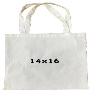 Venta al por mayor de logotipo personalizado impreso ecológico bolsa de lona de algodón reutilizable plegable correa de hombro de tamaño mediano bolsa de la compra - Product Image 3