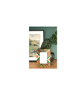 Modern Rustic <b>Wood</b> Resin Customizable for <b>Photo</b> Frame Balances Tradition Contemporary Interior Style Elegant Home Decor - Product Image 4