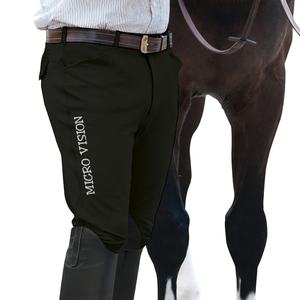 Pantalón ecuestre de equitación con cuatro bolsillos, pantalón de equitación de tela personalizado con agarre de silicona, pantalón de equitación, novedad de 2024 - Product Image 2