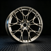 Jantes en alliage d'aluminium forgé sur mesure JWYC, chromées, 25 mm, 16-26 pouces, nouvelles pièces légères pour Mercedes, pour Corvette