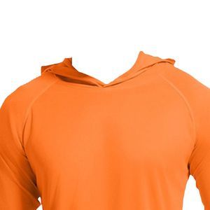 Léger hommes femmes en plein air Gym Fitness Compression chemise à capuche séchage rapide respirant Flexible professionnel Performance chemises - Product Image 3