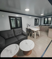 Villa modulaire personnalisable écologique de 40 pieds, résistante aux intempéries, isolée, extensible, avec 2, 3 ou 4 chambres, en conteneur