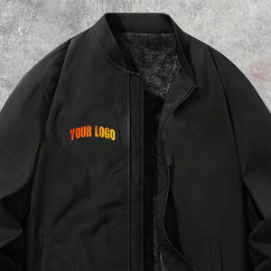 College Baseball Varsity Jacket pour homme avec poignets côtelés manches longues et tissu chaud pour le streetwear d'hiver - Product Image 3